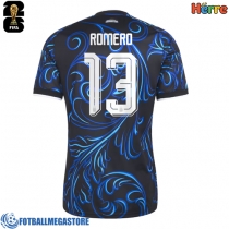 Fotballdrakt Herre Argentina Cristian Romero #13 Bortedrakt VM 2026 Kortermet